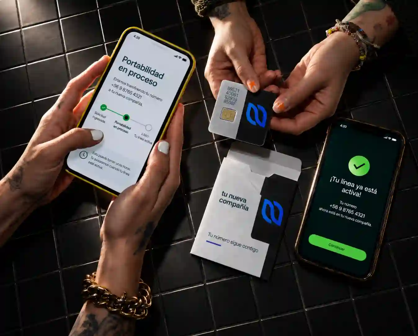 roceso de portabilidad a Nextor Móvil con la línea ya activa en el teléfono