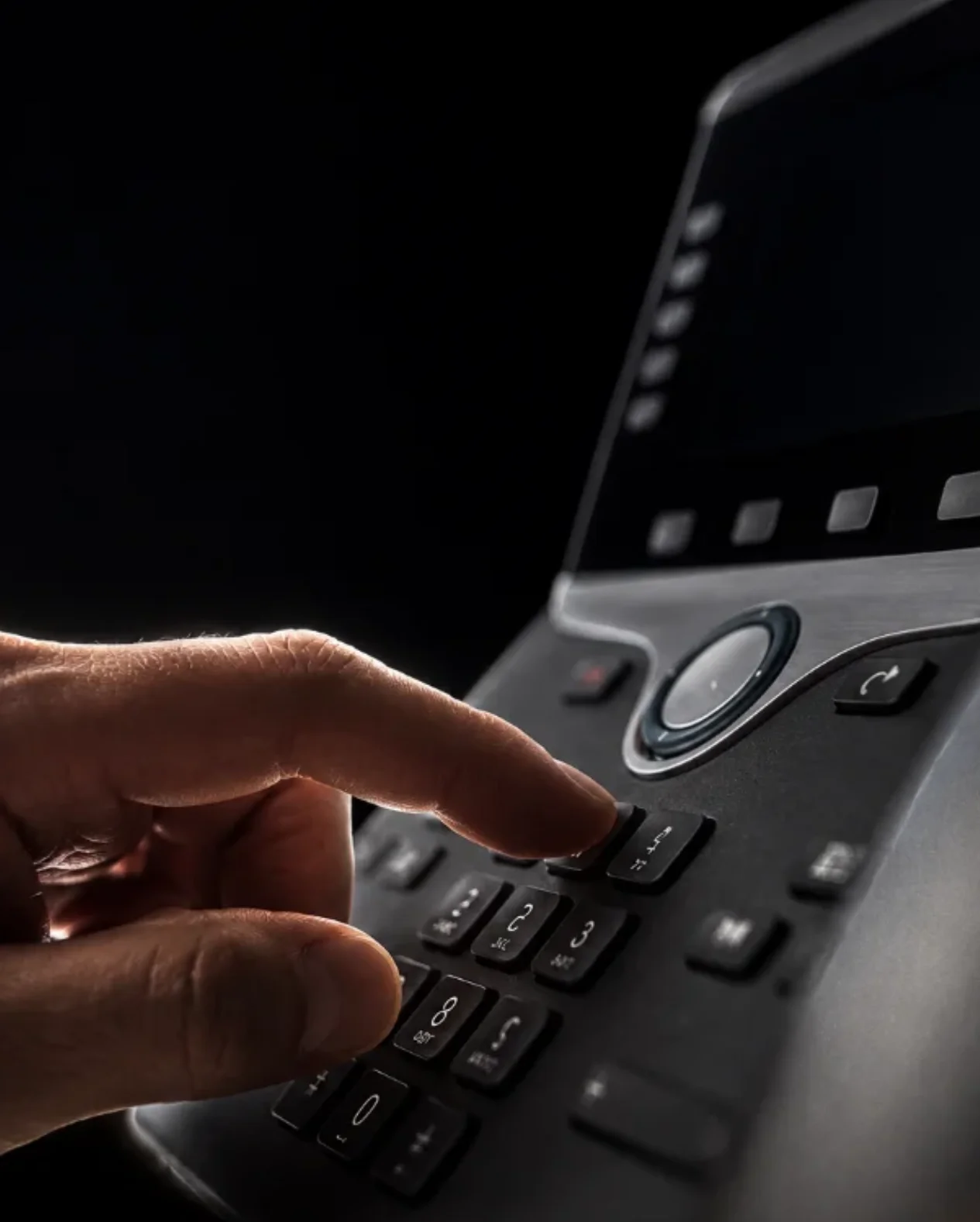 Telefonía corporativa de Nextor Móvil en un teléfono de escritorio